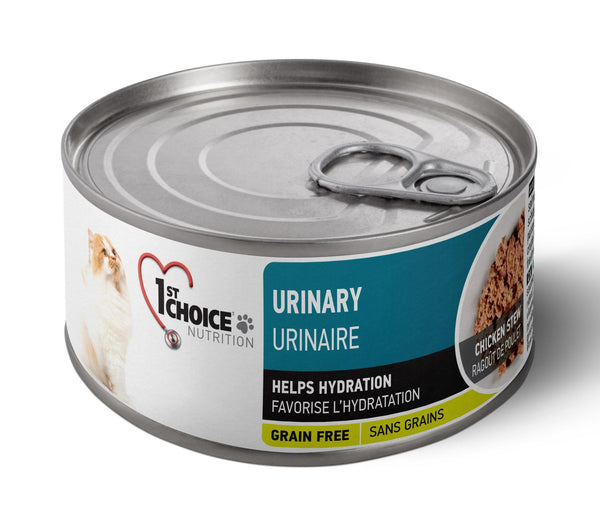 1st Choice Nutrition Urinary Chicken Stew Wet Cat Food Can