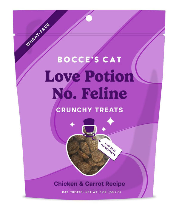 Bocce's Bakery Love Potion No. Feline Chicken & Carrot Crunchy Cat Treats