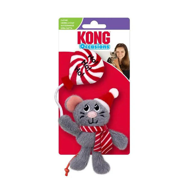 KONG Jouet pour chat Holiday Occasions Souris