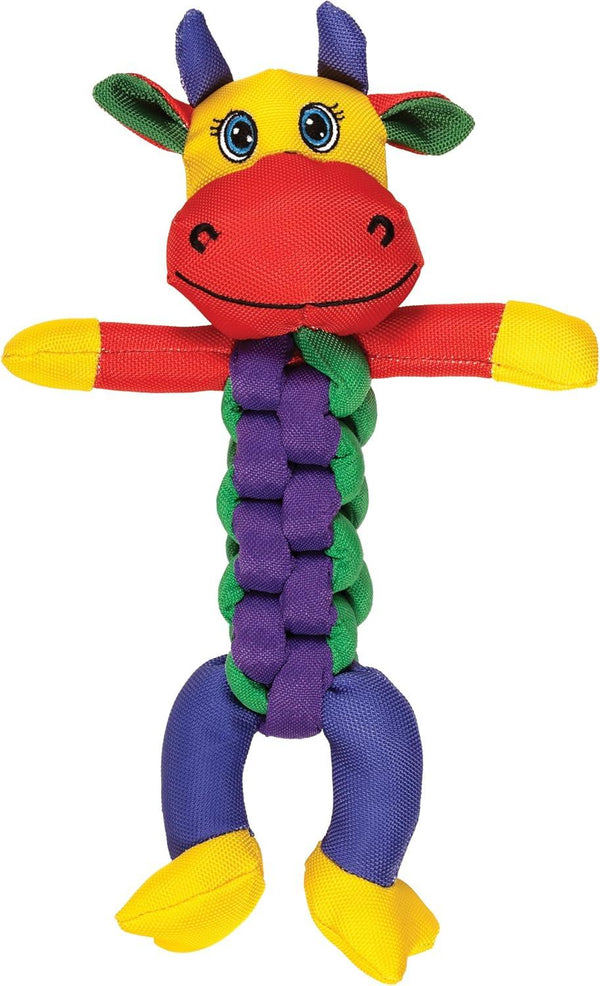 Chomper Twisterz Jouet pour chien Corps tressé balistique, assorti
