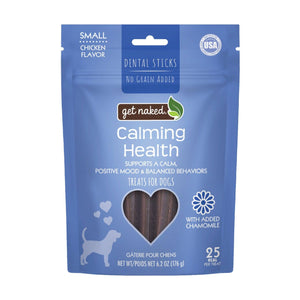 N-Bone Get Naked Calming Health Dental Stick Dog Treats, Small