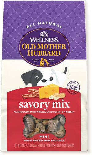 Old Mother Hubbard Classic Savory Mix Dog Treats, Mini