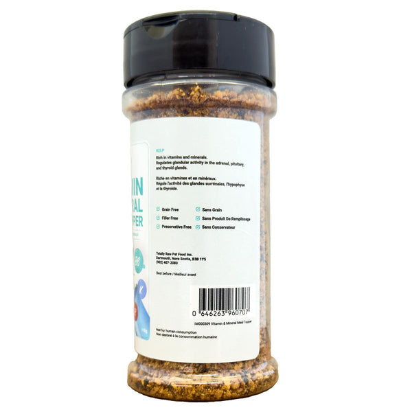 Totally Raw Pet Food Complément alimentaire vitamine & minéraux pour chiens et chats