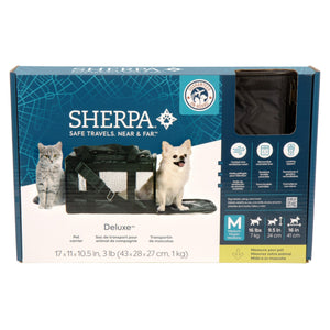 Sherpa Deluxe Sac-Transporteur Souple Garanti Embarquement, Noir