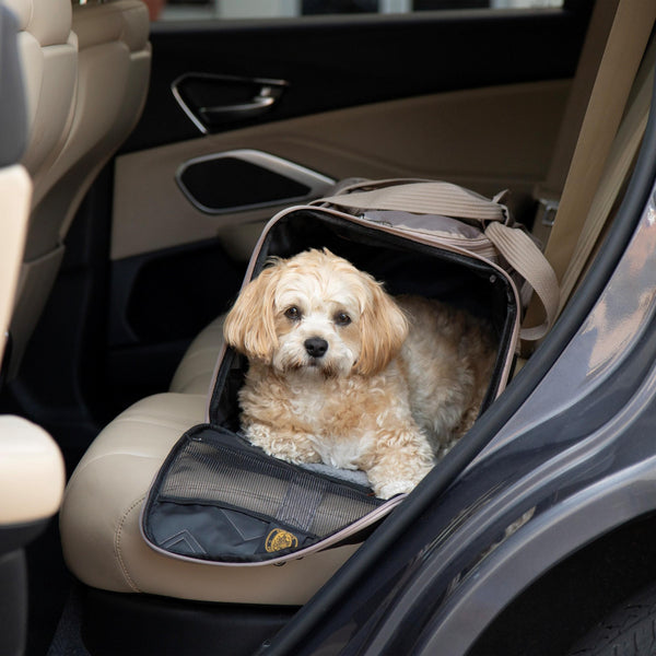 Sherpa Deluxe Airline Approved Soft Sided Pet Carrier, Driftwood Grey