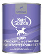 NutriSource Choice Poulet & Riz Pâté pour chiots en conserve