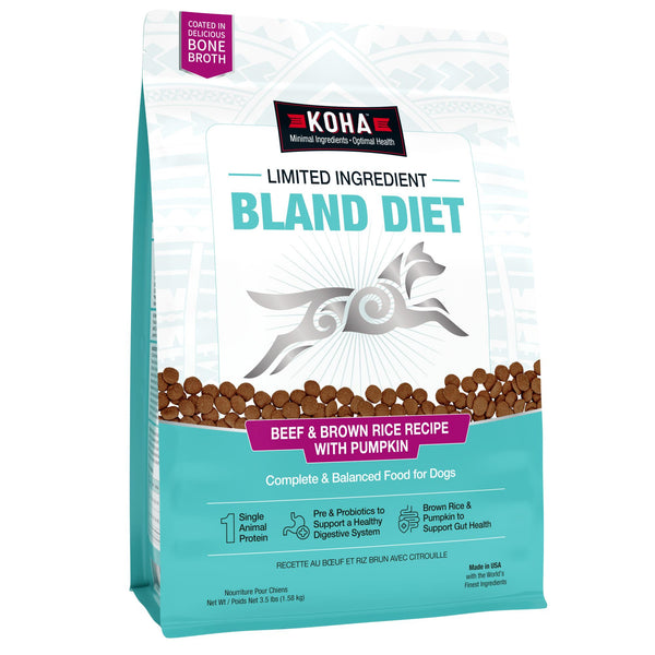 KOHA Limited Ingredient Bland Diet Beef & Brown Rice with Pumpkin Dry Dog Food