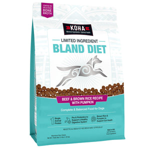 KOHA Régime simple à ingrédients limités Boeuf & Riz brun avec Citrouille Nourriture sèche pour chiens