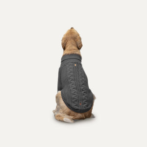 Goo-eez Pull pour chien en maille épaisse, gris
