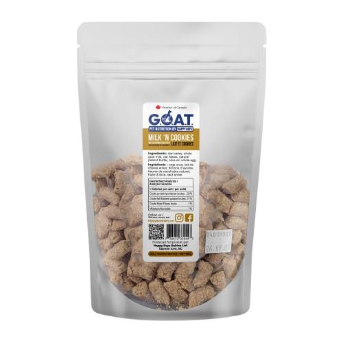 Happy Days Friandises d'entraînement Goat Milk 'N Cookies with Peanut Butter, Petit
