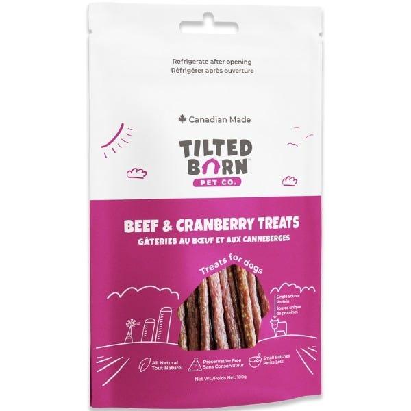 Tilted Barn Pet Co. Miniwags Beef & Cranberry Dog Treats