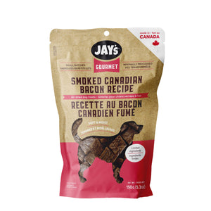 Jay's Gourmet Friandises pour Chiens au Bacon Canadien Fumé