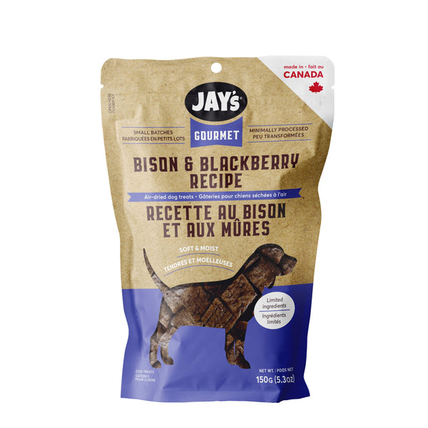 Jay's Gourmet Friandises pour Chiens Bison & Mûre