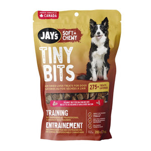 Jay's Tiny Bits Friandises pour Chiens Beurre de Cacahuète et Bacon