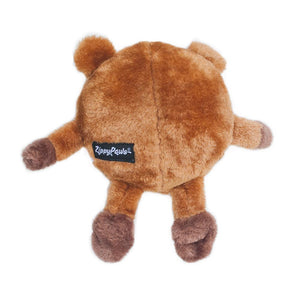 ZippyPaws Valentine’s Brainey Bear in Love Dog Toy