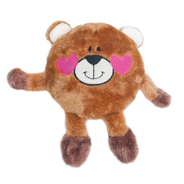 ZippyPaws Jouet pour chien Valentine s Brainey Bear in Love
