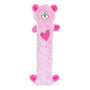 ZippyPaws Valentine’s Jigglerz Pink Bear Dog Toy