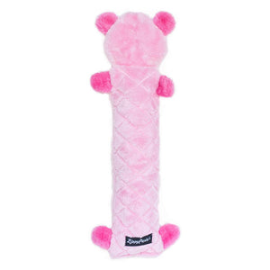 ZippyPaws Valentine’s Jigglerz Pink Bear Dog Toy