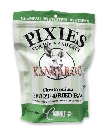 Carnivora Pixies Kangourou Nourriture crue lyophilisée pour chiens et chats