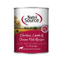 NutriSource Recette Poulet, agneau et poisson des océans Pâtée pour chiens en boîte