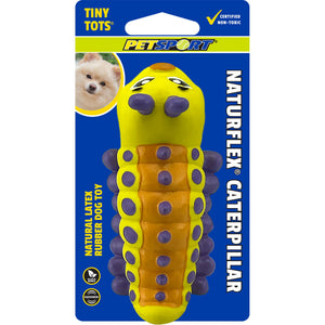 Petsport Naturflex Tiny Tots Caterpillar Dog Toy