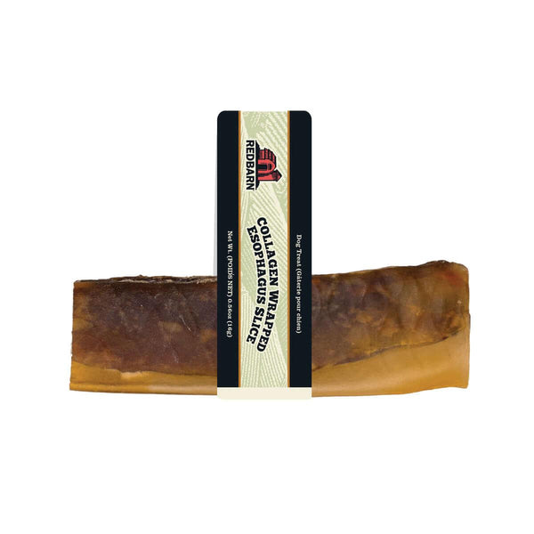 Redbarn Collagen Wrapped Esophagus Slice Dog Treats, Medium