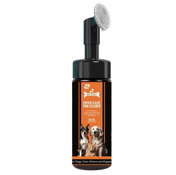 Dogz & Dudez Nettoyant pour pattes au papaye et à l’aloé pour chiens et chats