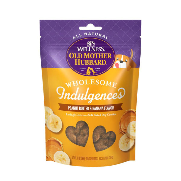 Old Mother Hubbard Friandises saines au beurre de cacahuète & banane pour chiens
