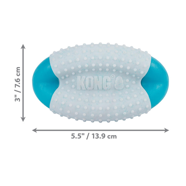 KONG Dental Duets Football Dog Toy