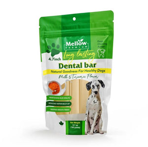 Mellow Premium Dental Bar Milk & Turmeric Dog Treats