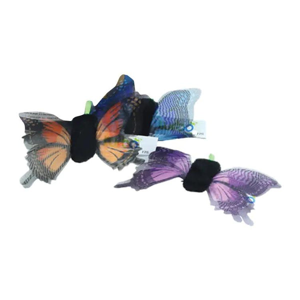 Turbo Lime Loop Papillons aux ailes scintillantes Jouet pour chat, assortis