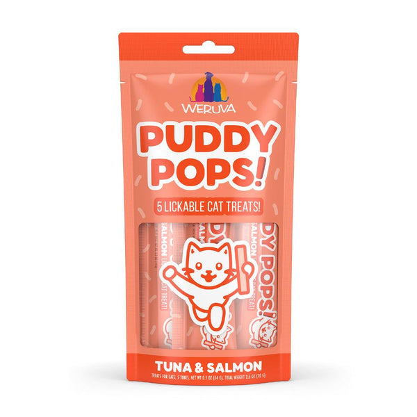 Weruva Cat Puddy Pops Tuna & Salmon Lickable Cat Treats