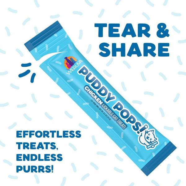 Weruva Cat Puddy Pops Tuna & Salmon Lickable Cat Treats