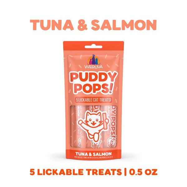 Weruva Cat Puddy Pops Tuna & Salmon Lickable Cat Treats