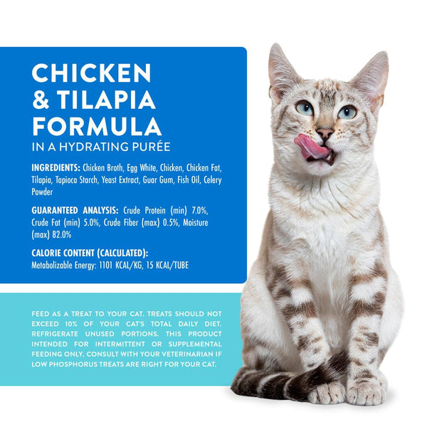Weruva Cat Wx Phos Focused Chicken & Tilapia Lickable Cat Treats