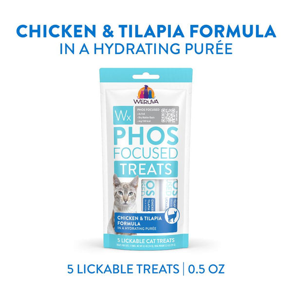 Weruva Cat Wx Phos Focused Chicken & Tilapia Lickable Cat Treats