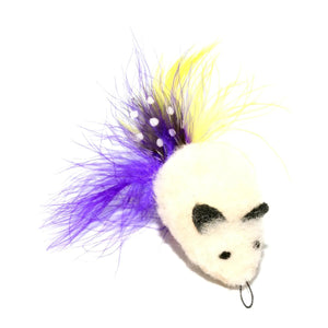 Go Cat Cat Lures Wooly Feather Mouse Attachment Cat Toy