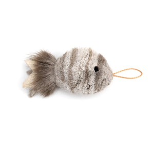 Go Cat Cat Lures Jouet pour chat avec attache poisson nageoire en cuir