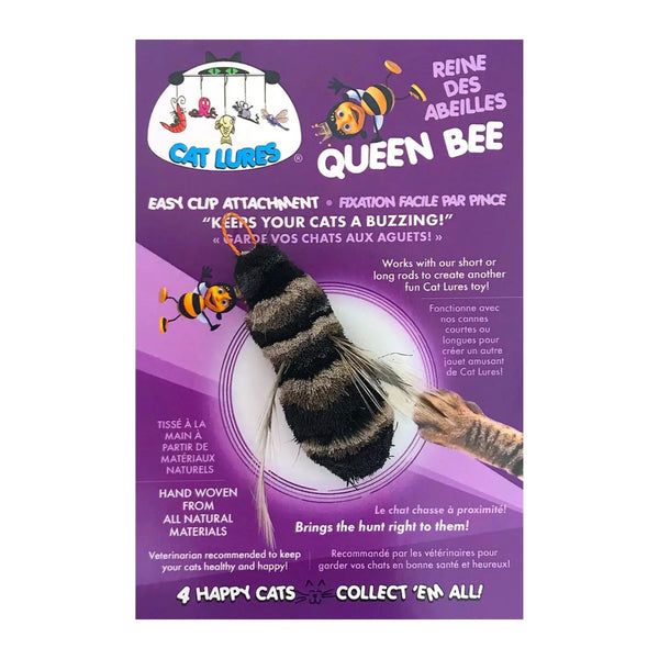Go Cat Cat Lures Jouet pour chat avec attache reine des abeilles