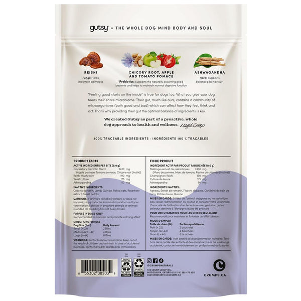 Crumps' Naturals Gutsy Calm Bites for Dogs