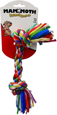 Jouet pour chien en os de corde en tissu de mammouth, la couleur varie
