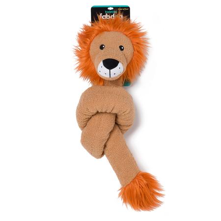 fabdog Twisty Lion Dog Toy