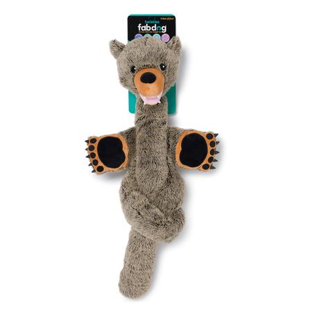 fabdog Twisty Grizzly Dog Toy