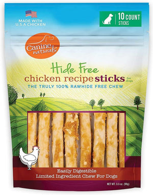 Canine Naturals Hide Free Chicken Sticks Dog Treats (CA), 5-in