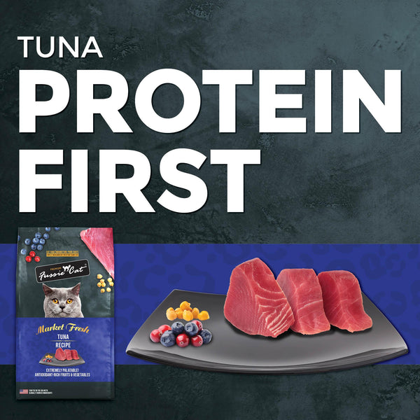 Fussie Cat Market Fresh Tuna Recipe Dry Cat Food