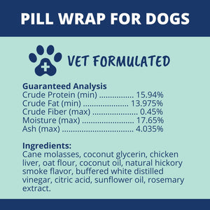 Under the Weather Pill Wrap for Dogs, 4.94-oz