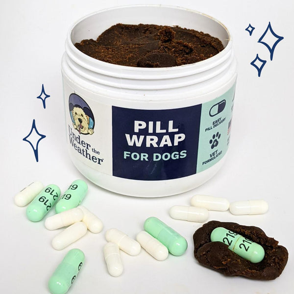 Under the Weather Enveloppe à pilules pour chiens, 4.94 oz