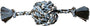 Mammoth Monkey Fist Ball & Rope Ends Dog Toy