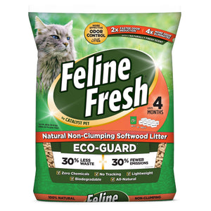 Feline Fresh Litière naturelle en doux bois non agglomérante pour chats