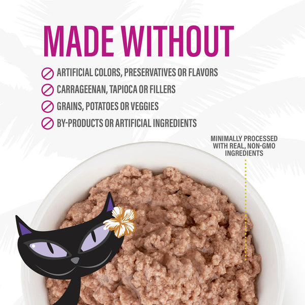 Tiki Cat After Dark Soft Pate Turkey & Turkey Liver Wet Cat Food Can